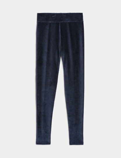 Yüksek Bel Kadife Legging Tayt