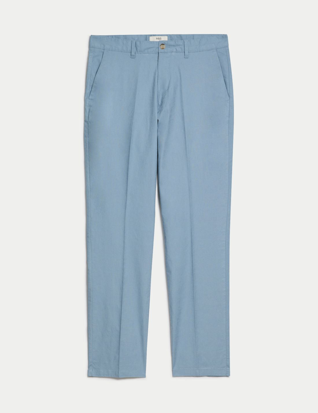 Regular Fit Keten Chino Pantolon
