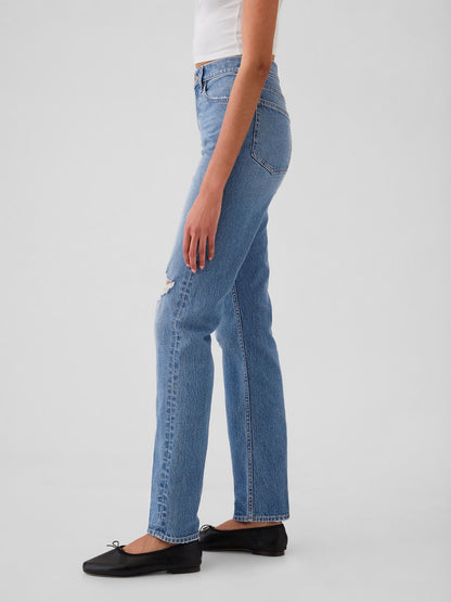 Mavi High Rise '90s Straight Jean Pantolon