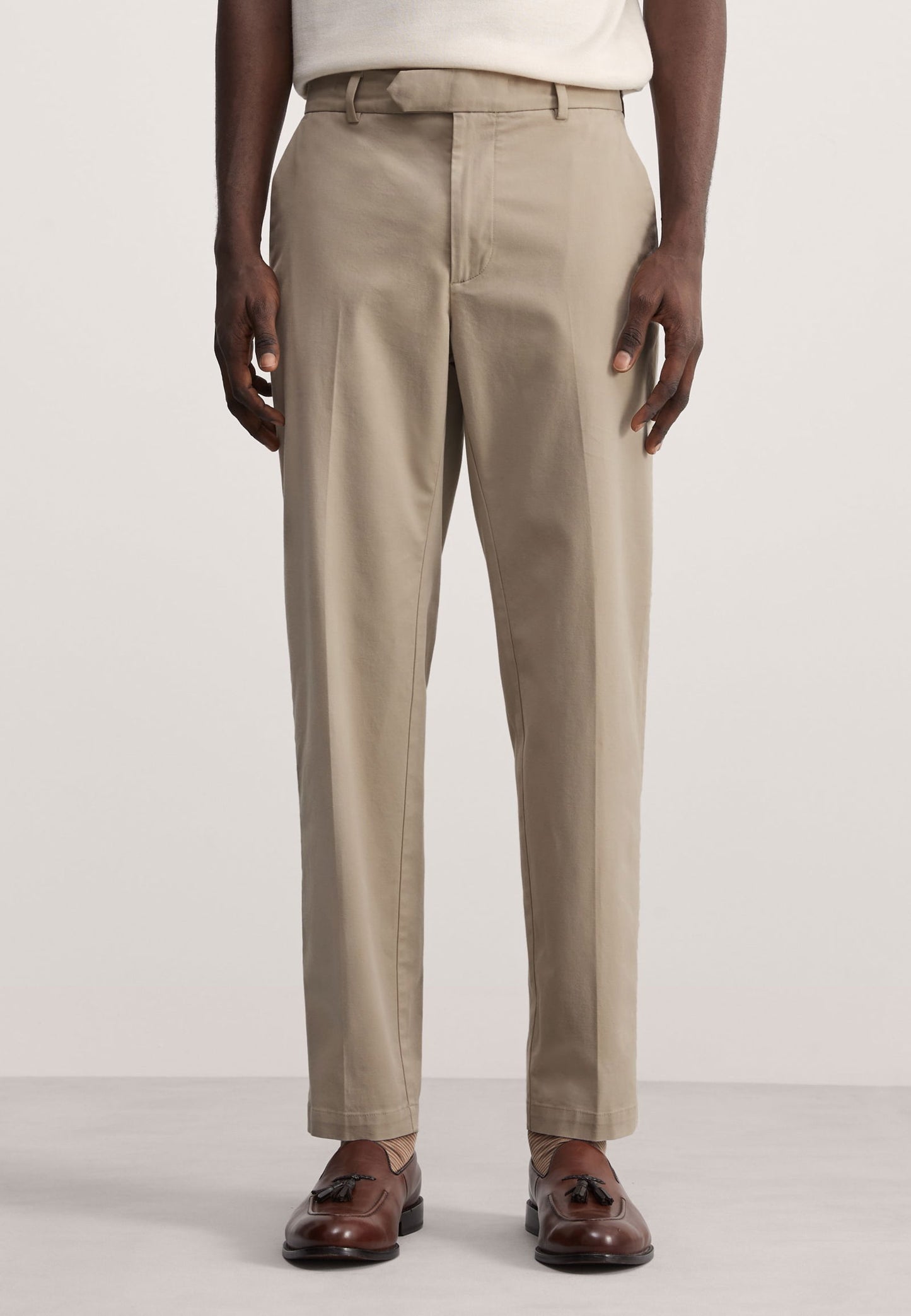 Tapered Fit Italian Chino Pantolon