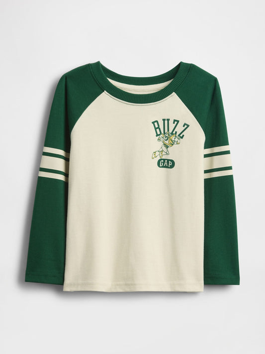 Bej Gap × Disney Raglan Jersey T-shirt