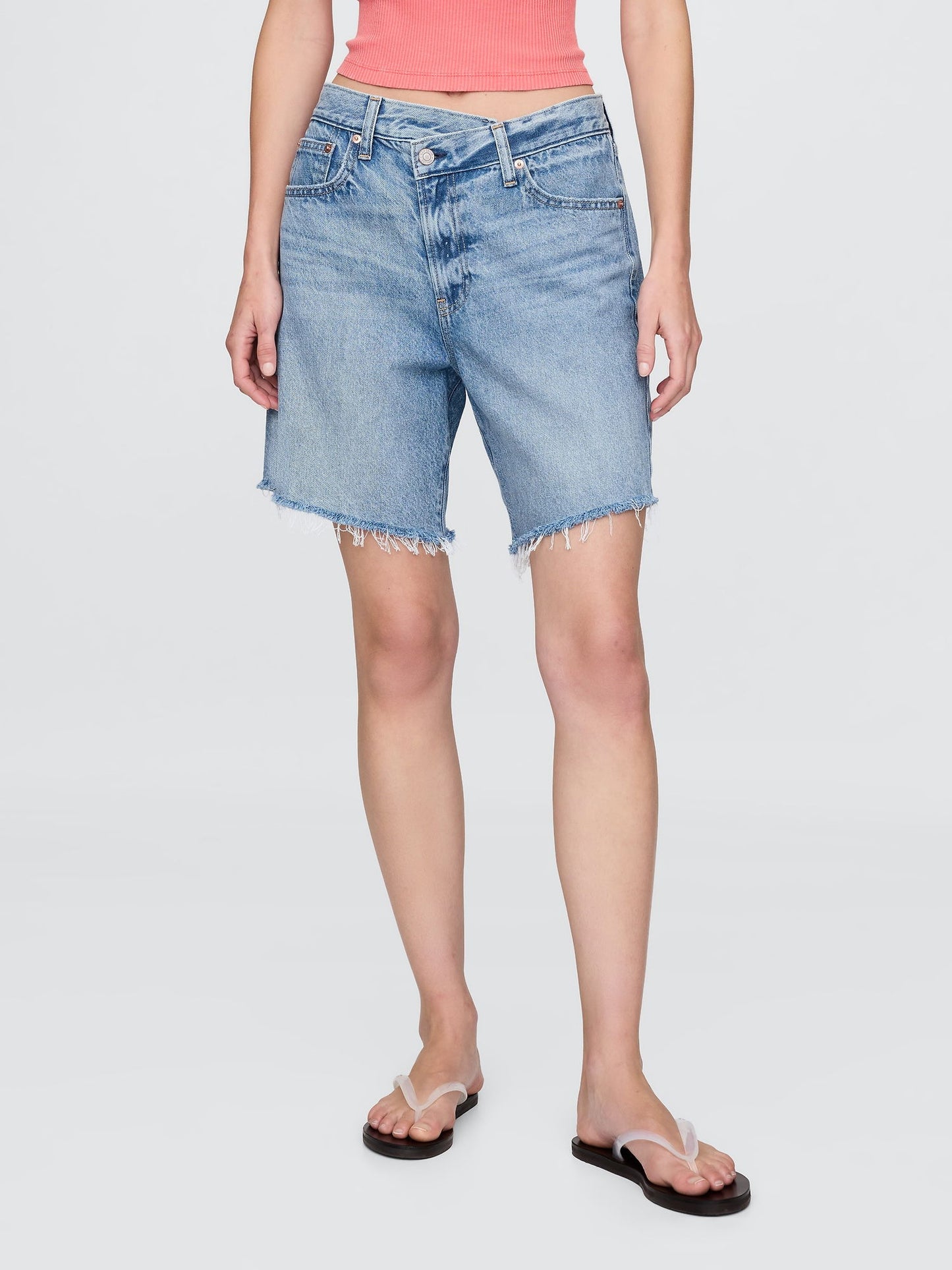Mavi 8 Mid Rise '90s Loose Denim Bermuda Şort