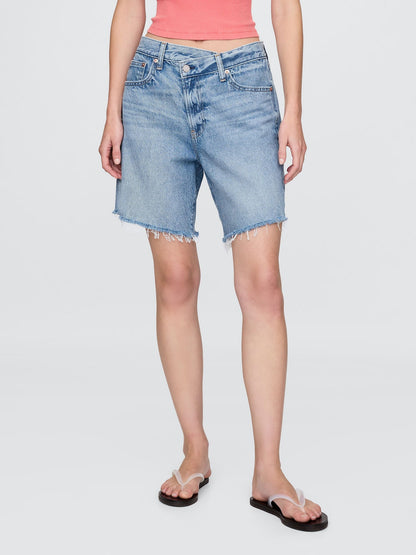 Mavi 8 Mid Rise '90s Loose Denim Bermuda Şort