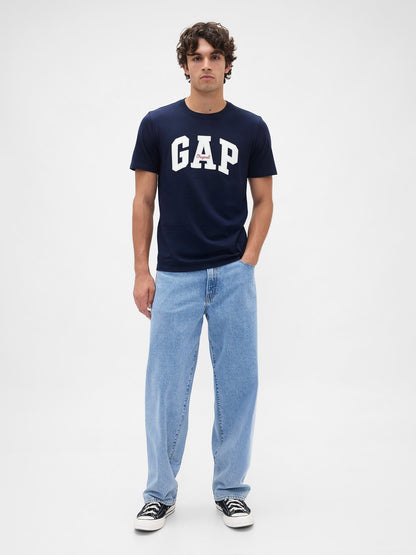 Lacivert Everyday Soft Gap Logo T-shirt