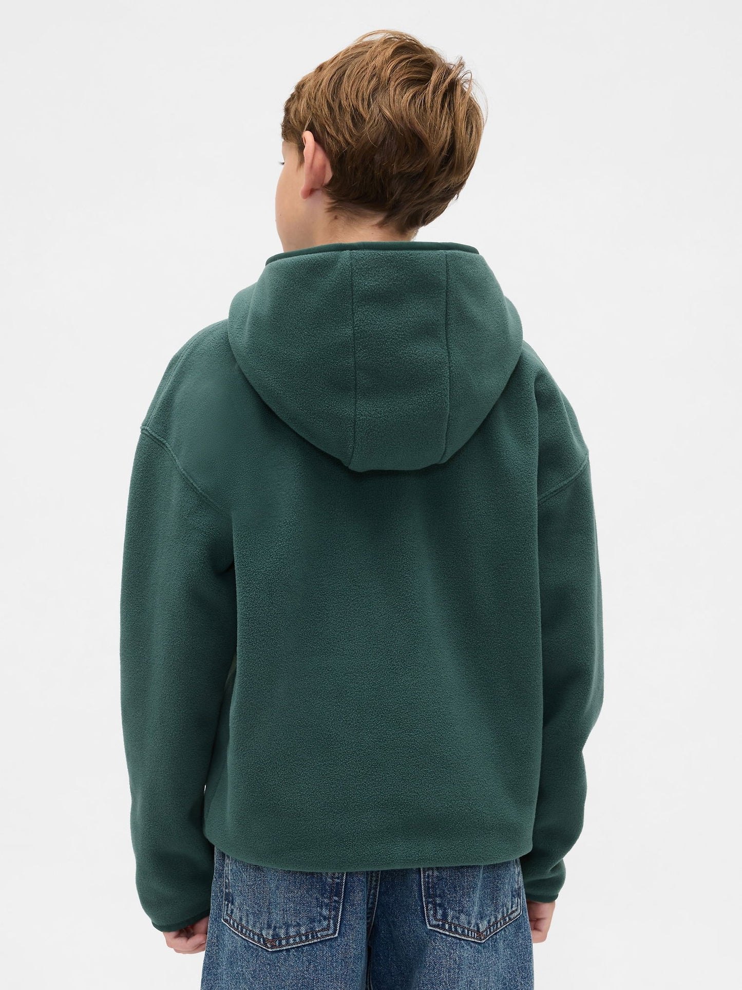 Koyu Yeşil Vintagesoft Gap Logo Fermuarlı Sweatshirt