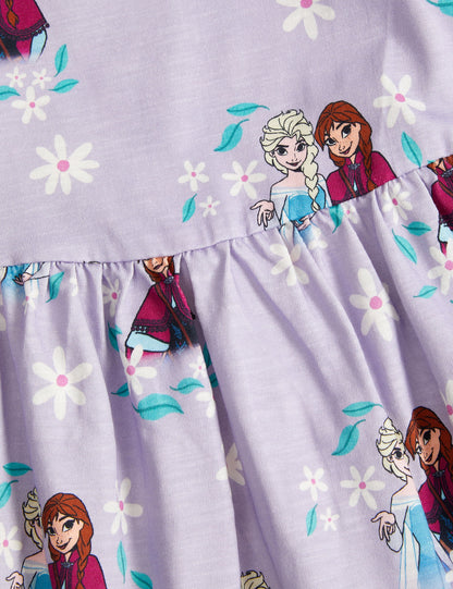 Saf Pamuk Frozen:trade_mark: Elbise (2-8 Yaş)