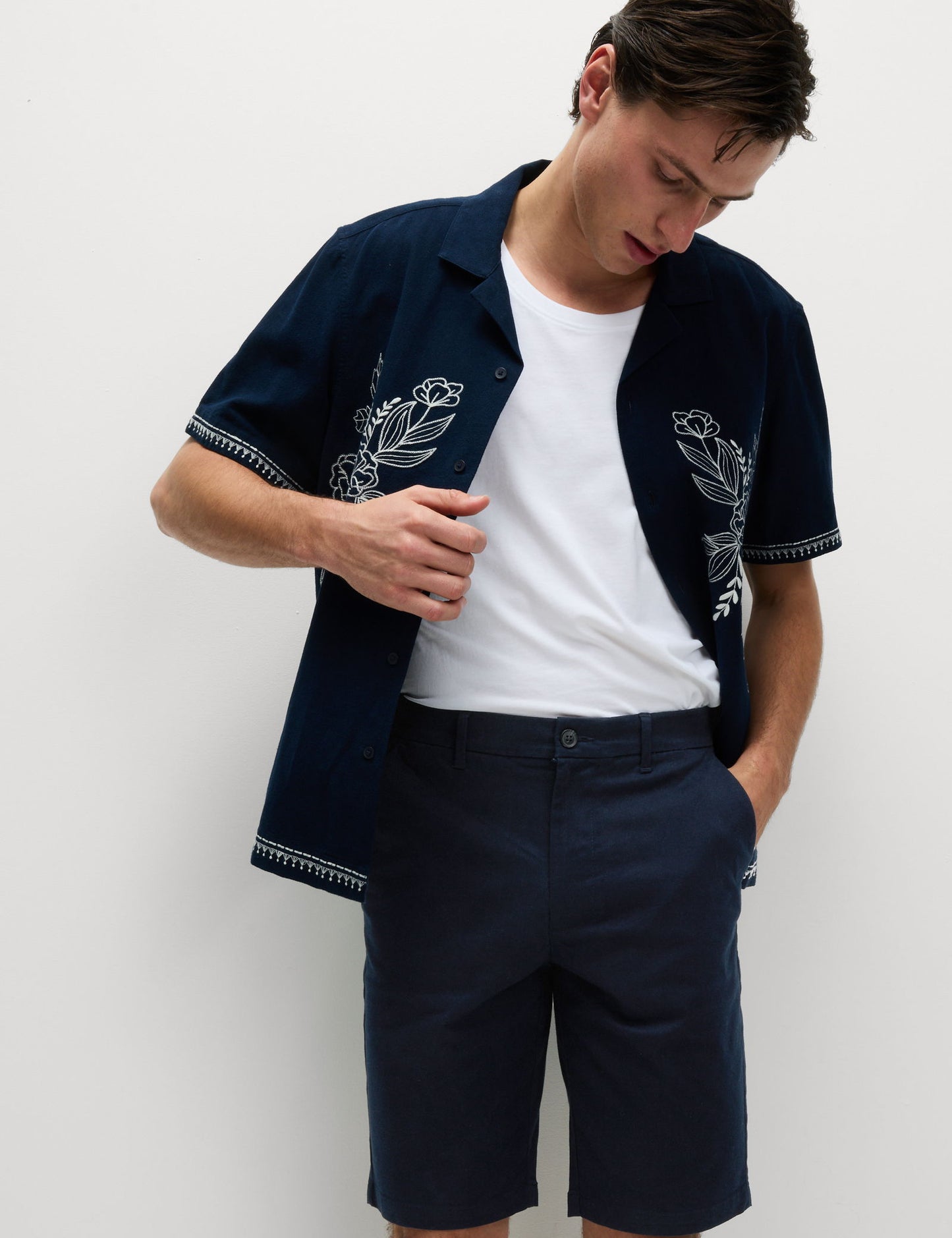 Regular Fit Streç Chino Şort