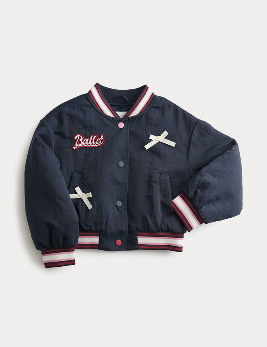 Desenli Bomber Ceket (2-8 Yaş)