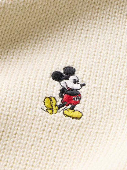 Kırık Beyaz Gap × Disney Mickey Mouse Işlemeli Kazak