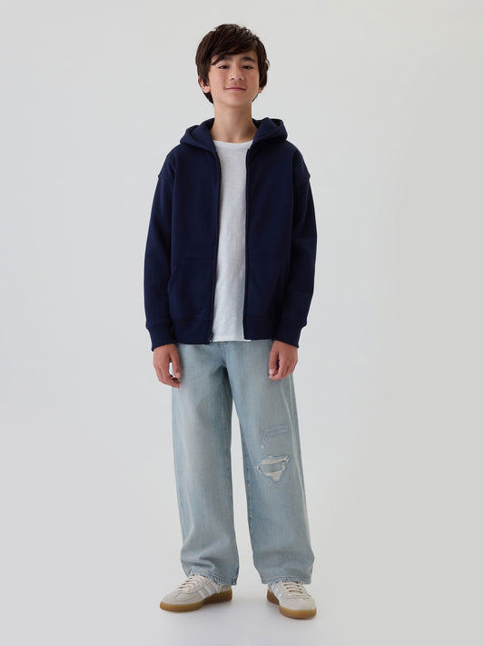 Açık Mavi Baggy Jean Pantolon
