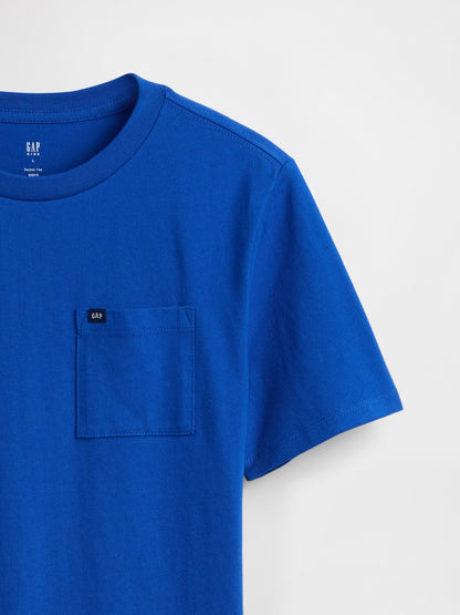 Koyu Mavi Pocket T-shirt