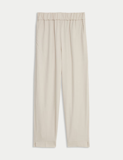 Jersey Wide Leg Pantolon