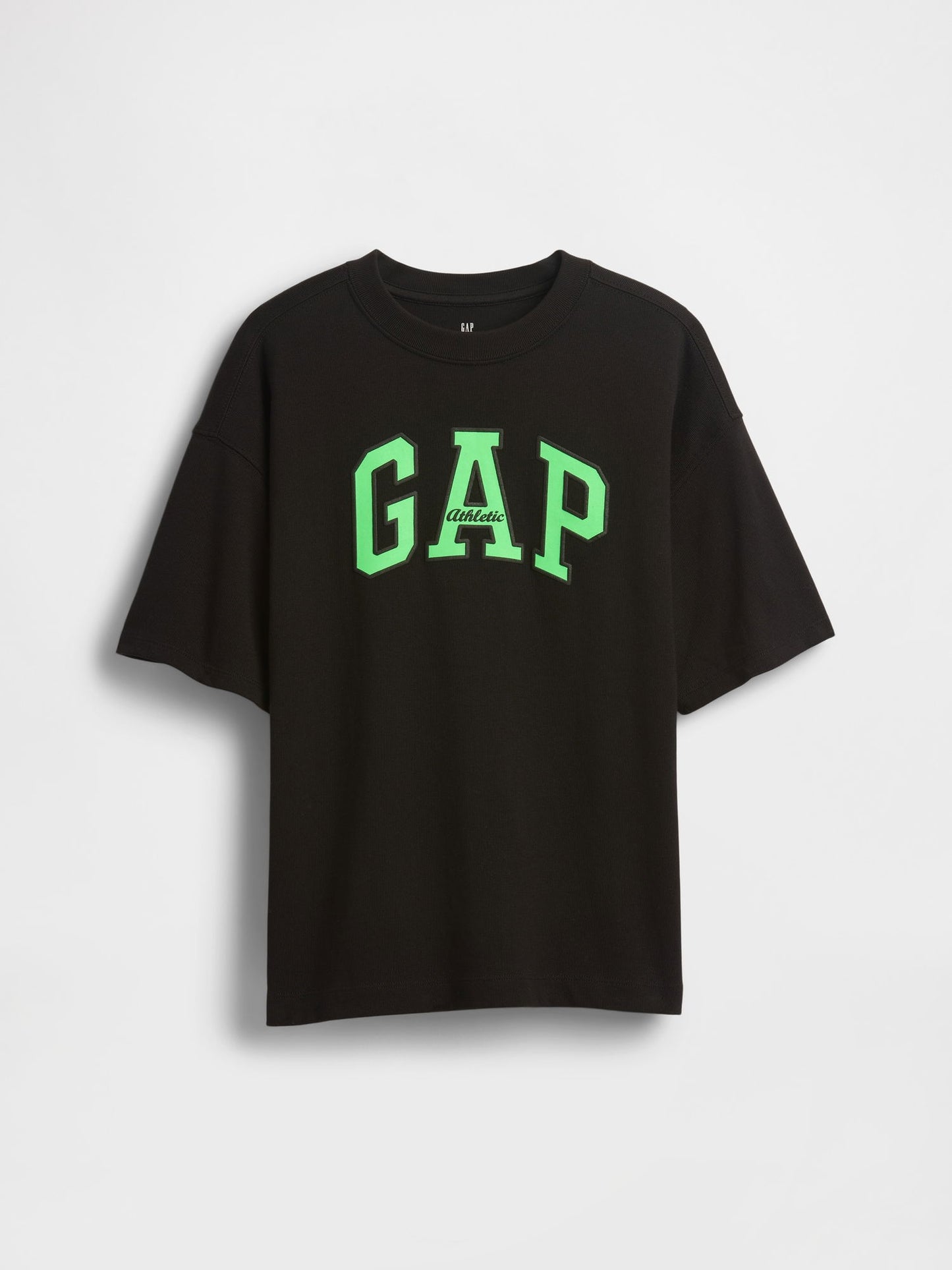 Siyah Heavyweight Athletic Gap Logo T-shirt