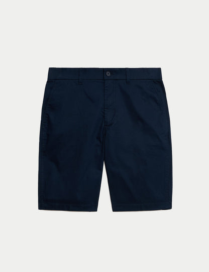 Pamuk Karışımlı Regular Fit Lightweight Chino Şort