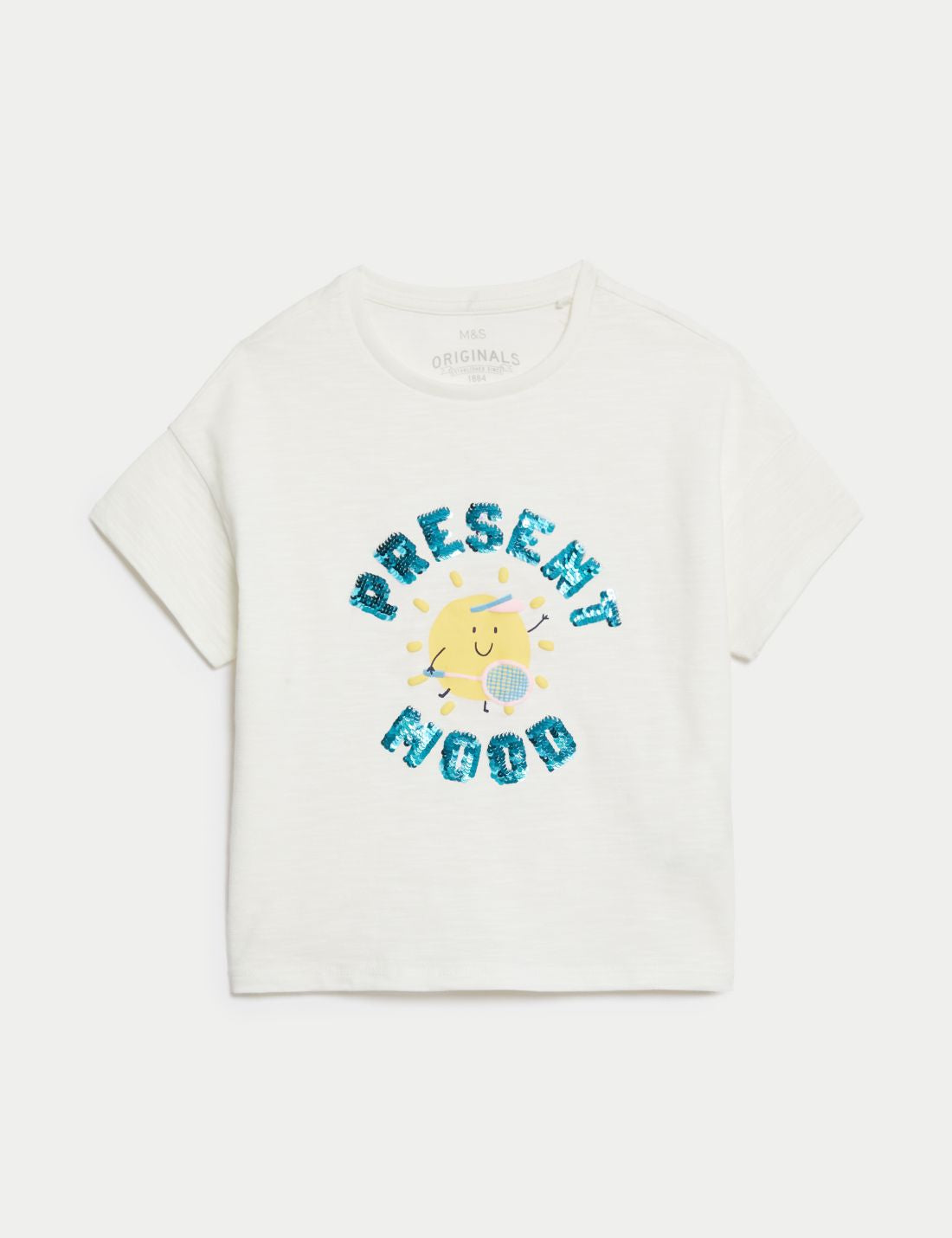 Saf Pamuklu Kısa Kollu T-shirt (2-8 Yaş)
