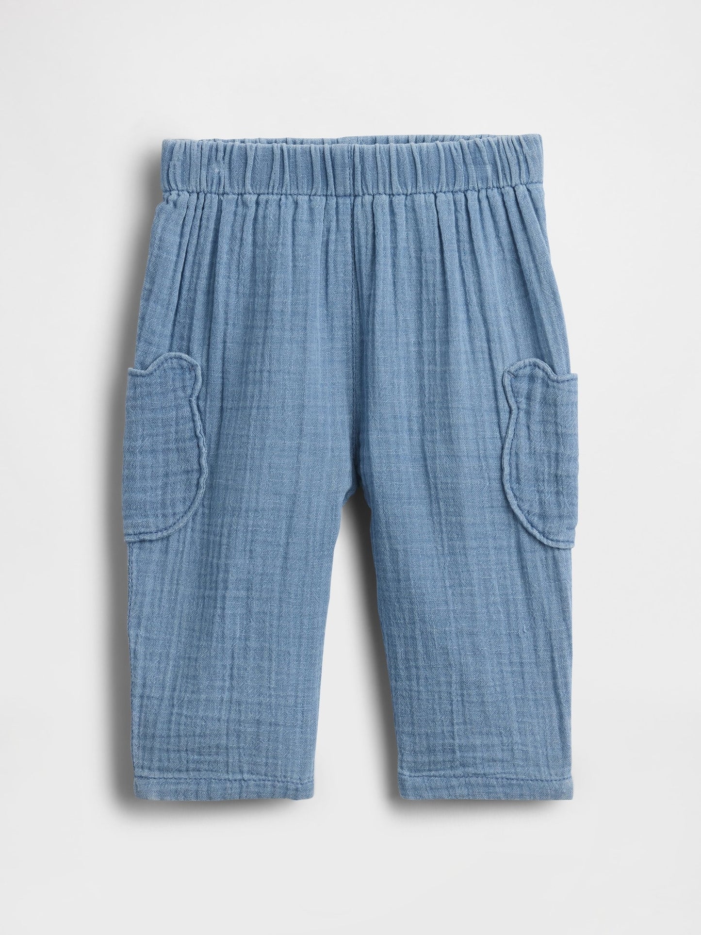 Mavi Pamuklu Gauze Brannan Bear Pantolon