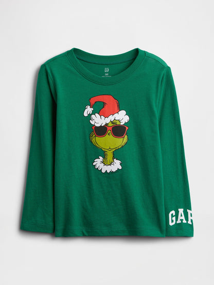 Yeşil Dr. Seuss™ Grafik Baskılı T-shirt