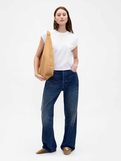 Bej Vegan Süet Tote Bag