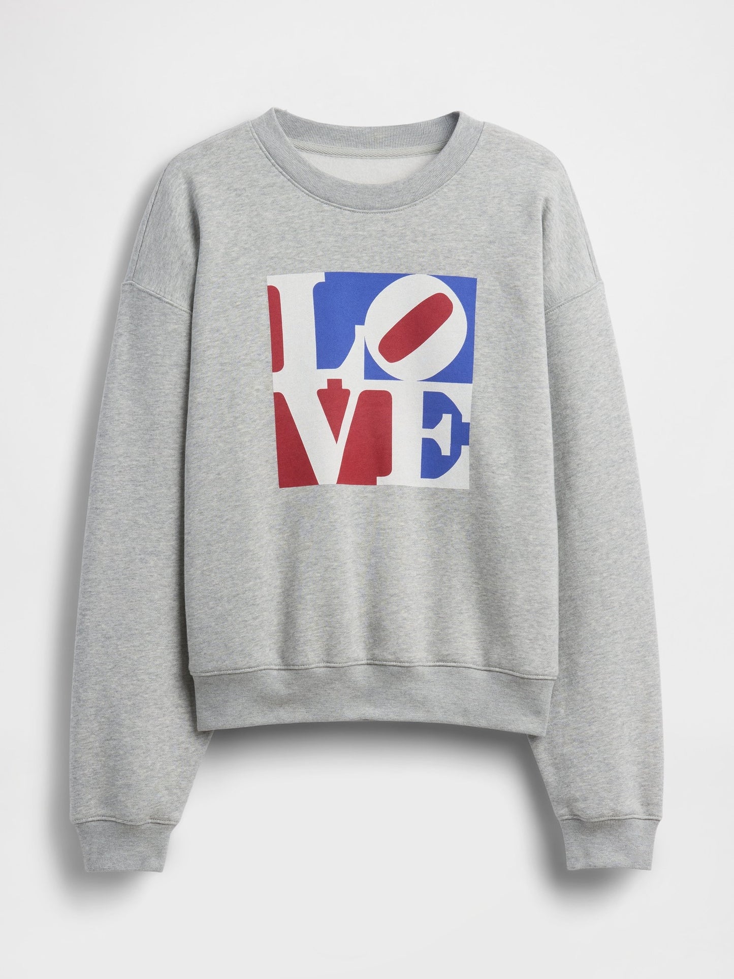 Gri Robert Indiana Vintagesoft Love Sweatshirt