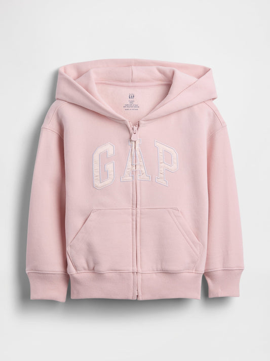 Pembe Vintagesoft Logo Fermuarlı Sweatshirt