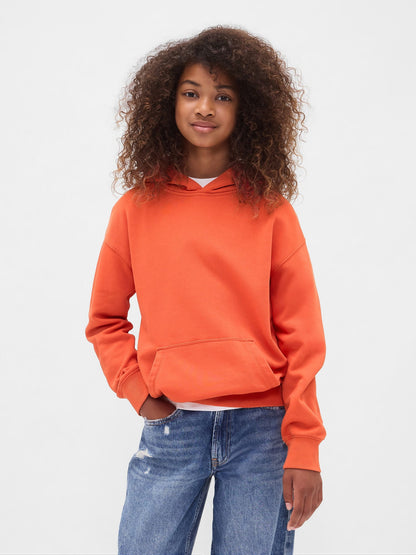 Turuncu Vintage Soft Relaxed Sweatshirt