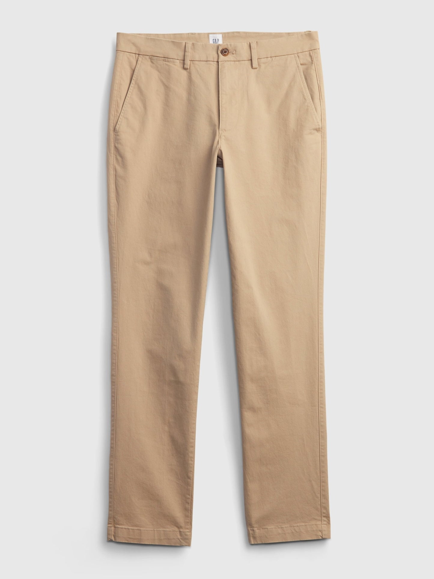 Bej Slim Khaki Pantolon