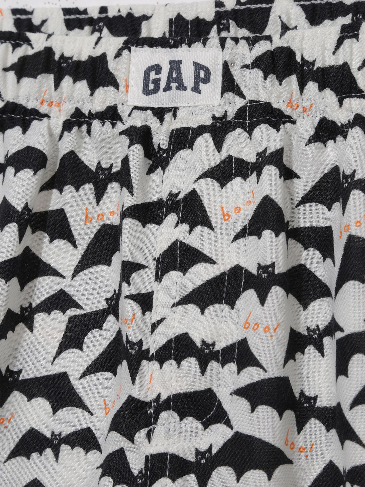 Kırık Beyaz Halloween Desenli Pijama Altı