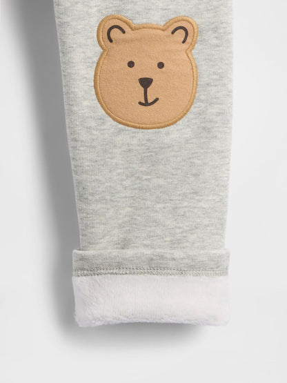 Gri Pull-on Cozy Astarlı Pantolon