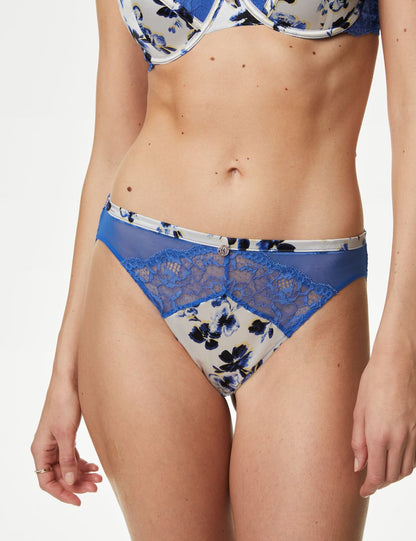Fleur Dantel Detaylı Ipek High Leg Külot