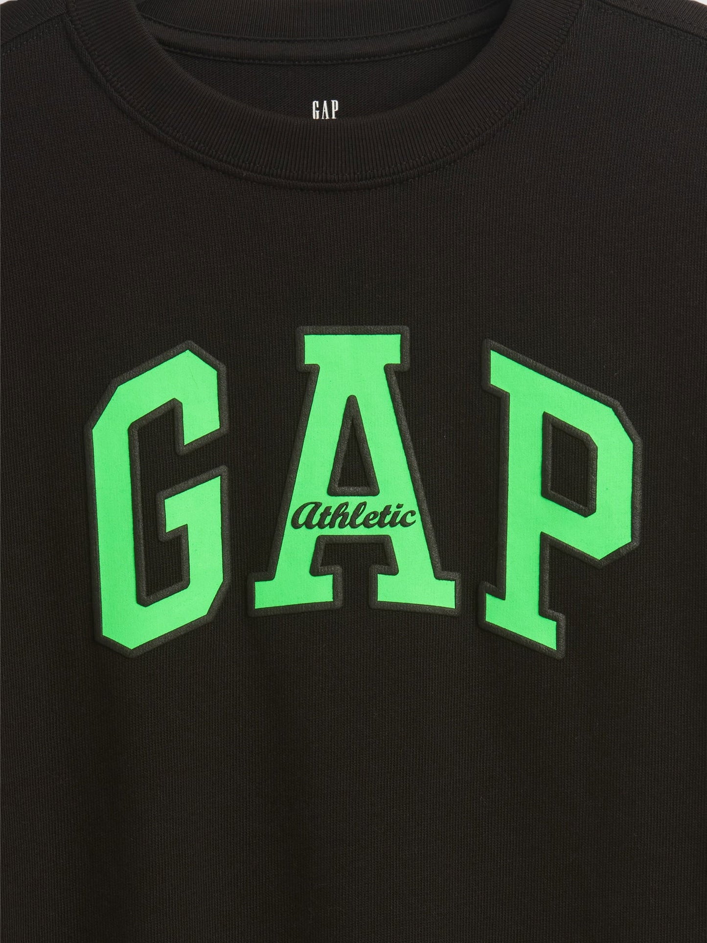Siyah Heavyweight Athletic Gap Logo T-shirt