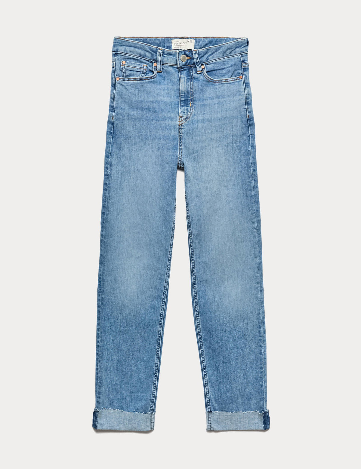 Harper Supersoft Yüksek Bel Jean Pantolon
