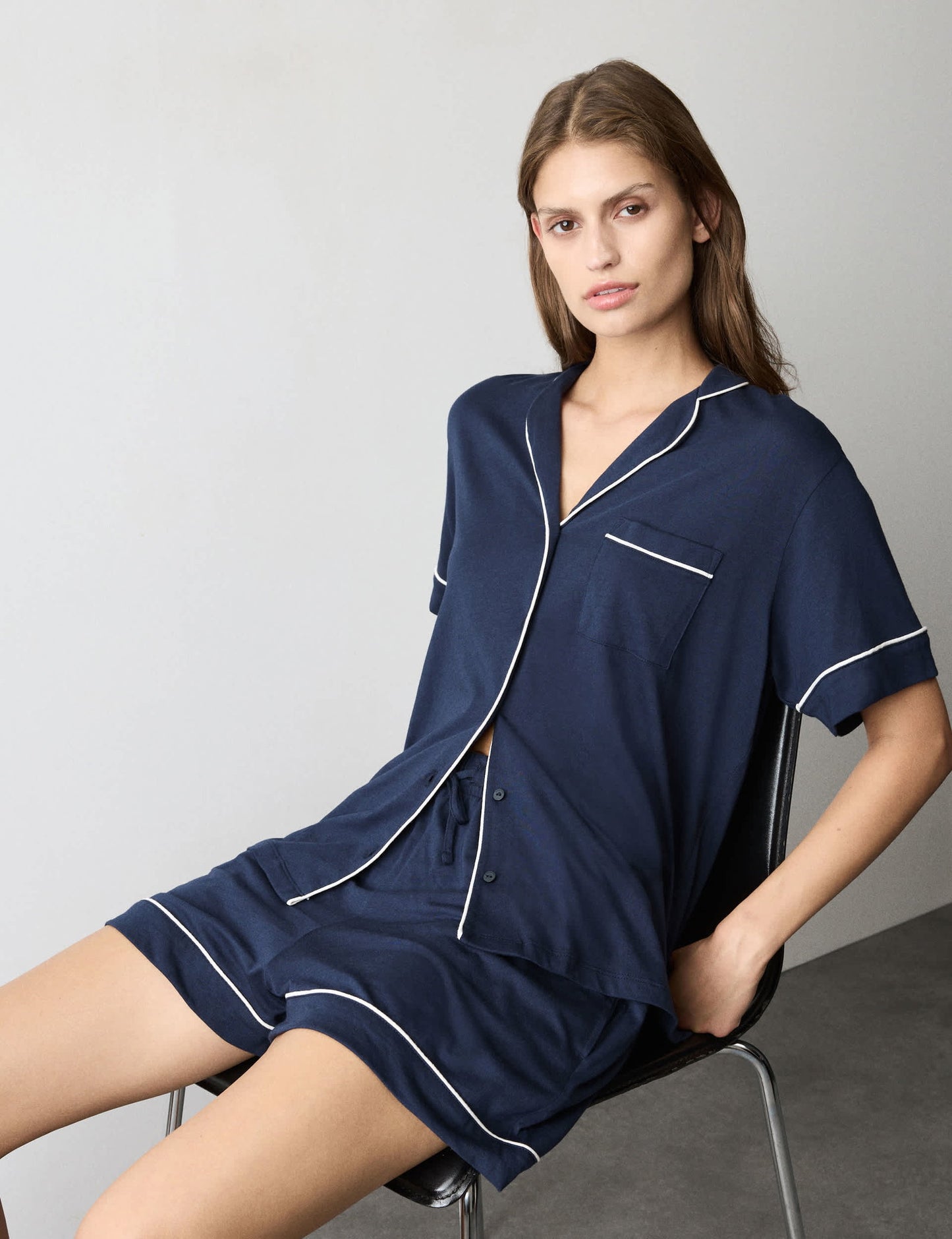 Cool Comfort™ Pamuklu Modal Şortlu Pijama Takımı