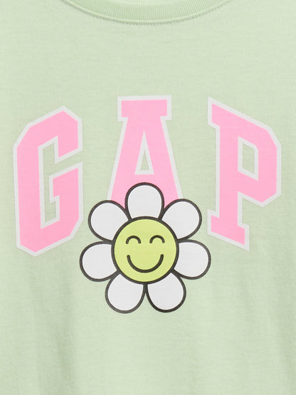 Açık Yeşil Babygap Logo T-shirt