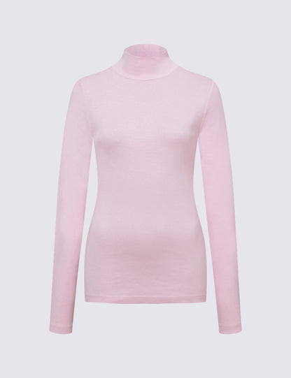 Pamuklu Boğazlı Yaka Slim Fit Üst