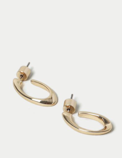 Oval Mini Halka Küpe