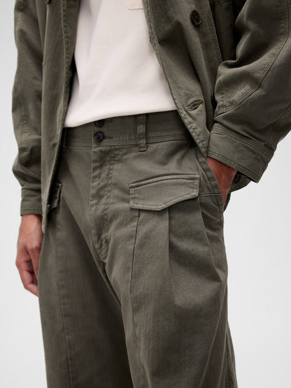Haki Gapstudio Herringbone Baggy Pantolon