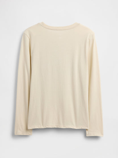 Krem Grafik T-shirt