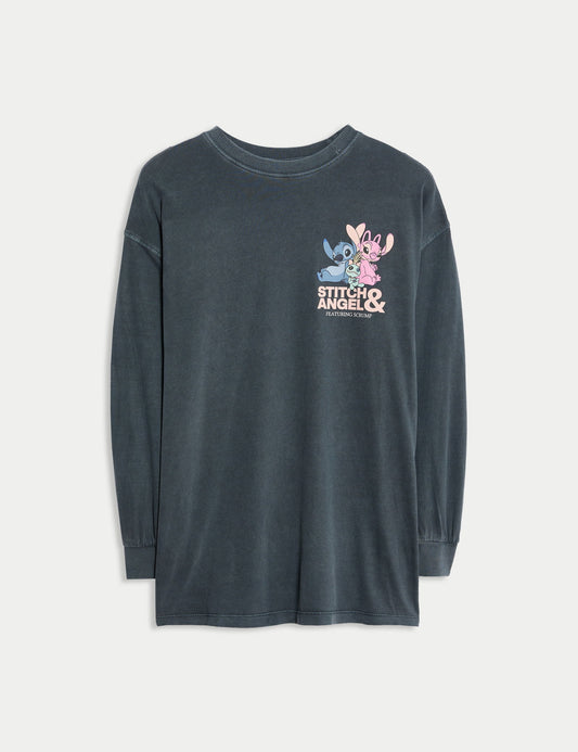 Saf Pamuklu Lilo & Stitch:trade_mark: Tişört (6-16 Yaş)