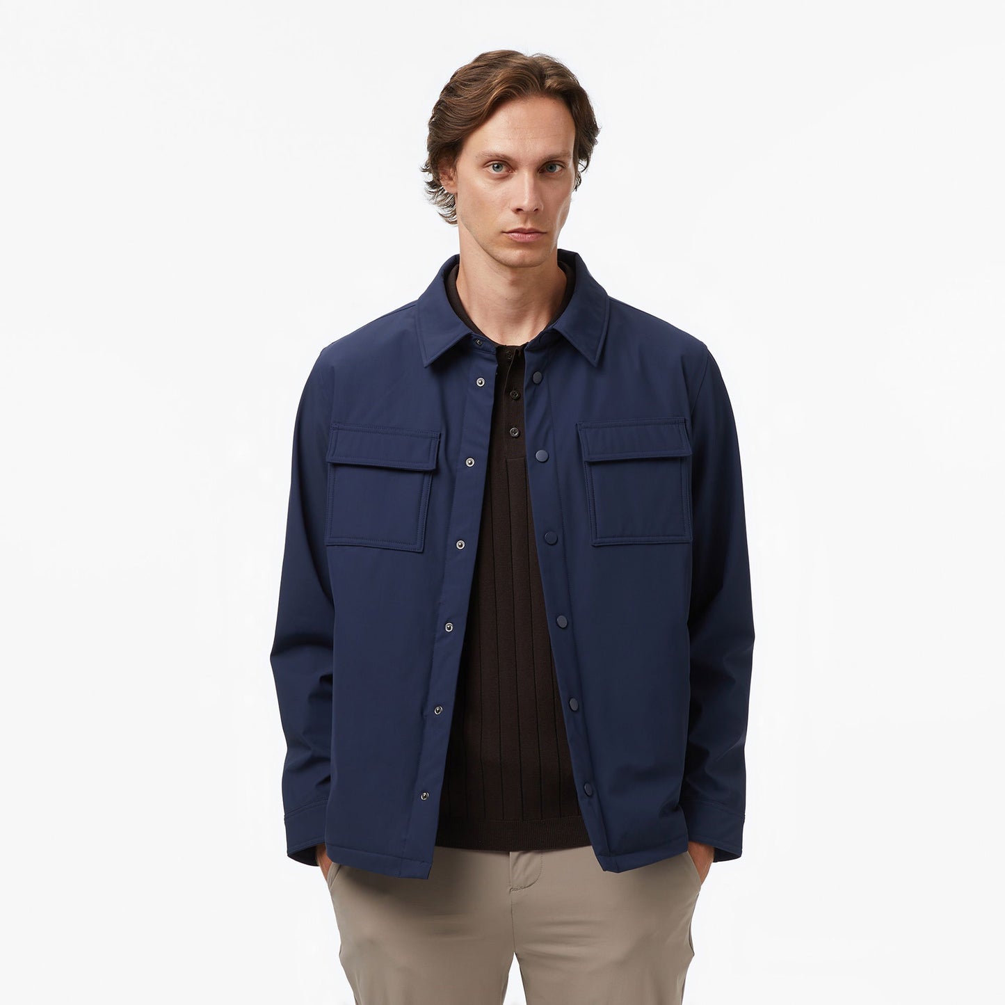 Nautica Erkek Lacivert Regular Fit Su Geçirmez Mont