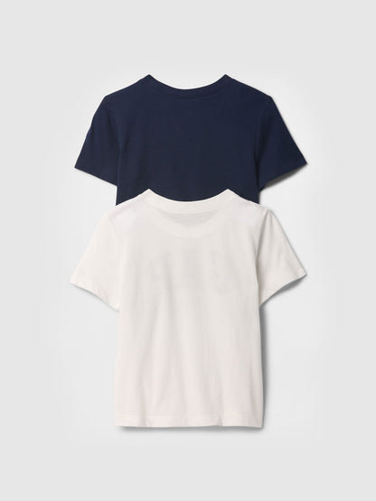 Lacivert Gap Logo 2'li T-shirt