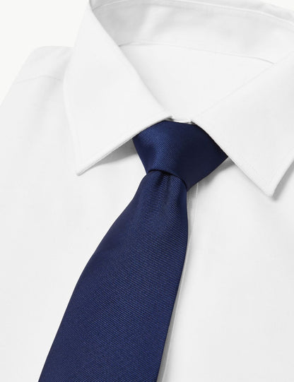 Slim Fit Dokulu Kravat