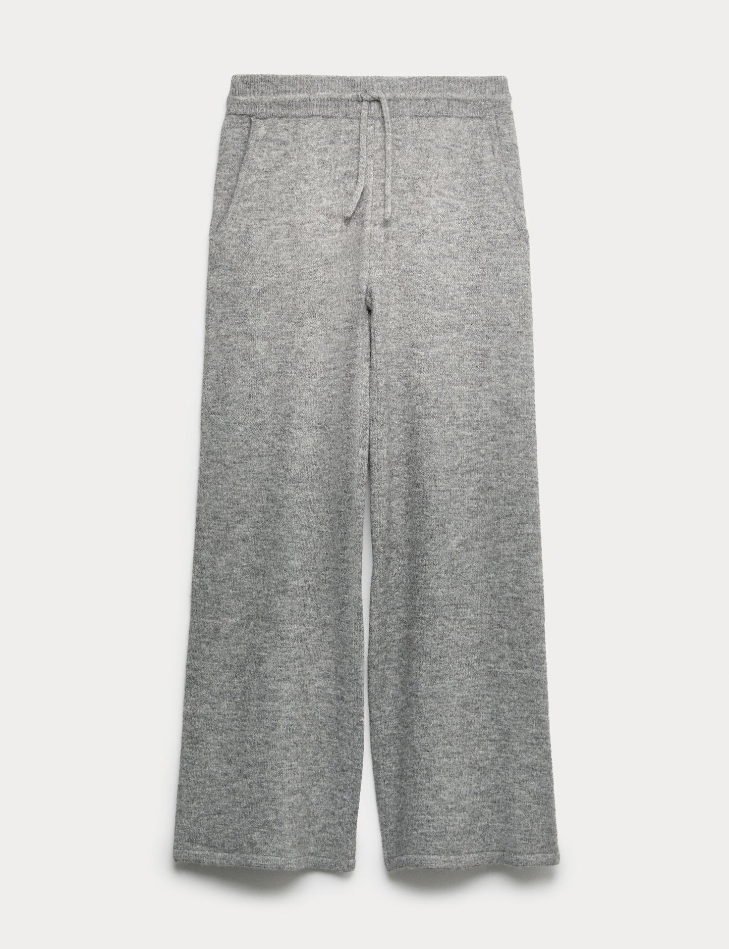 Geniş Paça Triko Pantolon