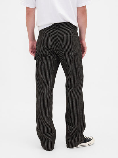 Siyah Gap × Disney Tim Burton’s The Nightmare Before Christmas '90s Loose Jean Pantolon