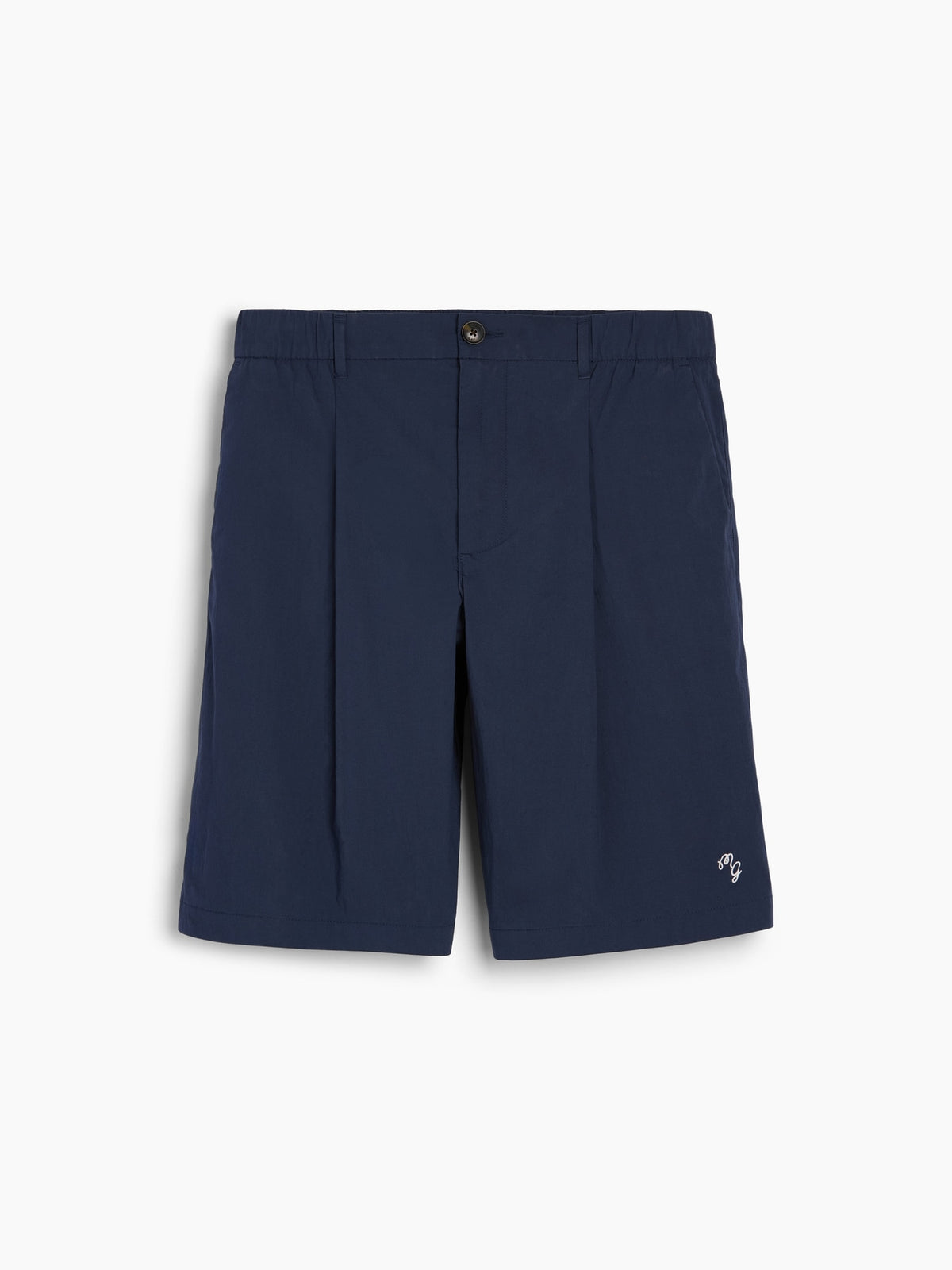 Lacivert Gap × Malbon Textured Poplin Baggy Şort