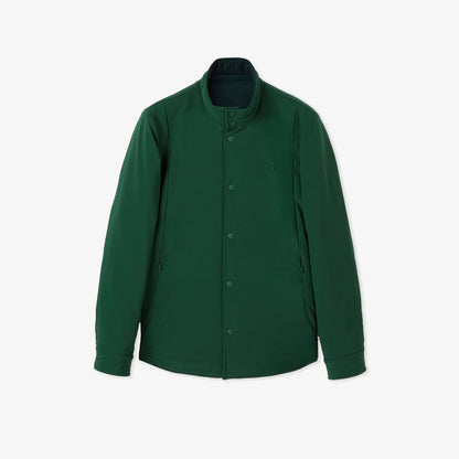 Lacoste Erkek Dik Yaka Çift Taraflı Koyu Yeşil Mont