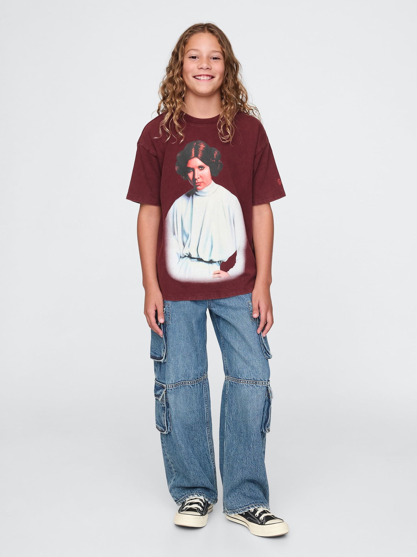 Bordo Star Wars Grafikli T-shirt