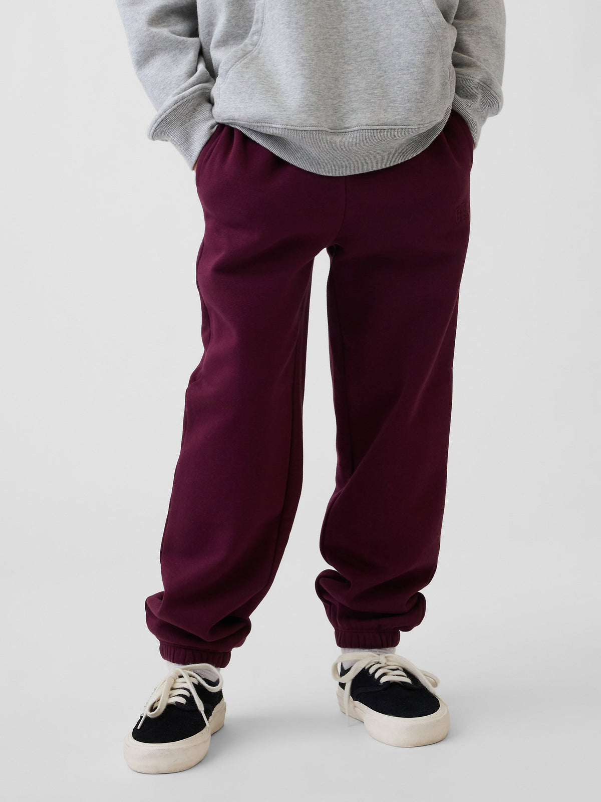 Bordo Vintagesoft Relaxed Logo Jogger Eşofman Altı