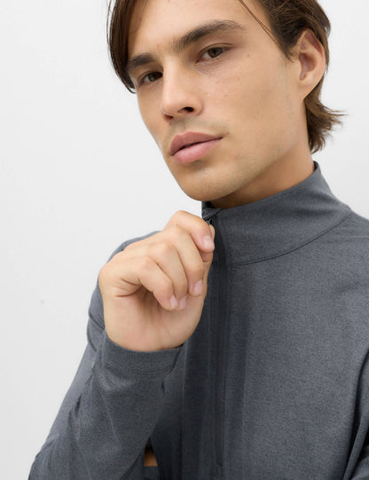 Yarım Fermuarlı Sweatshirt