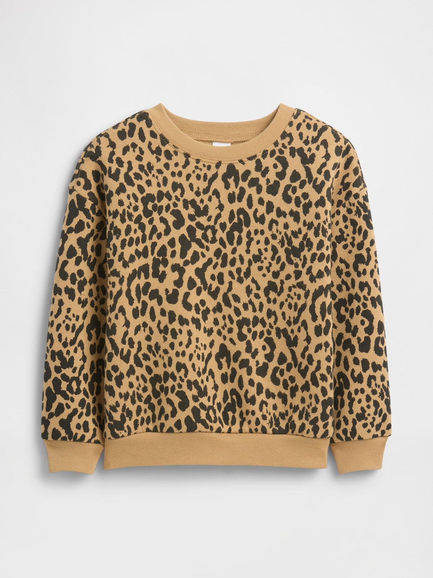 Kahverengi Grafik Baskılı Sweatshirt