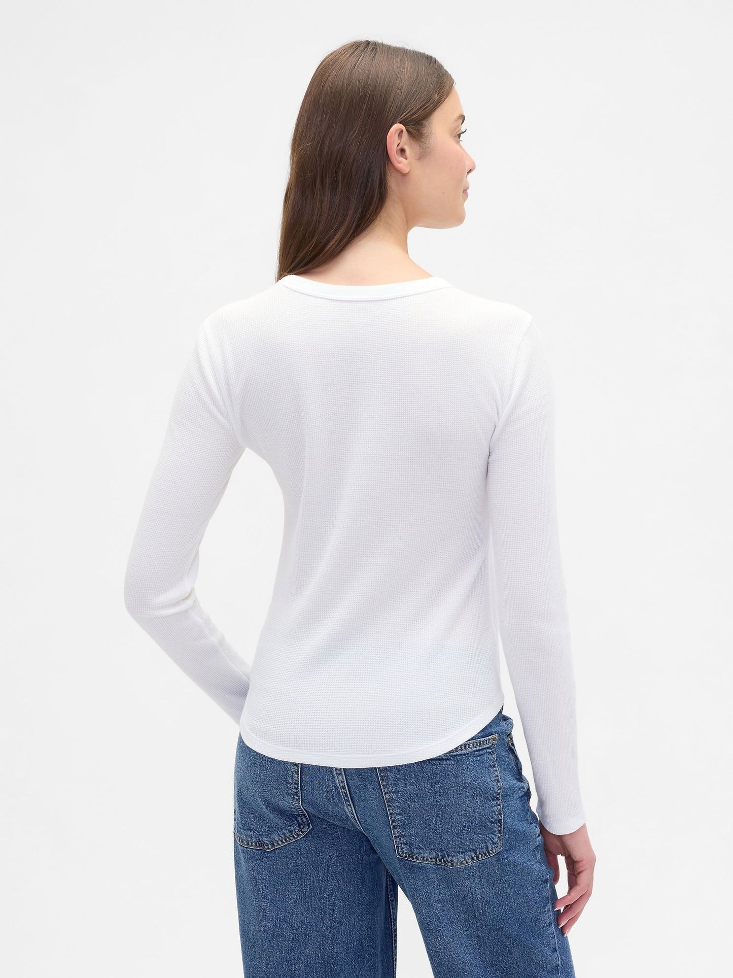 Beyaz Waffle-knit Crewneck T-shirt